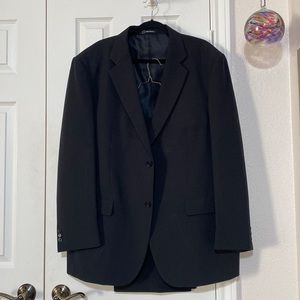 Infiniti Mens Two Piece Black formal suit